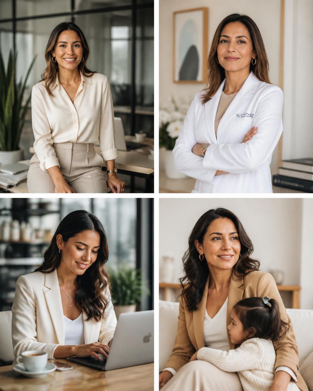 Mujer profesionista con tranquilidad financiera